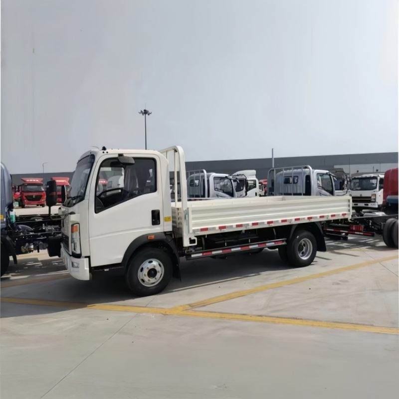 HOWO 4×2 light truck with stake bed and half-row cab