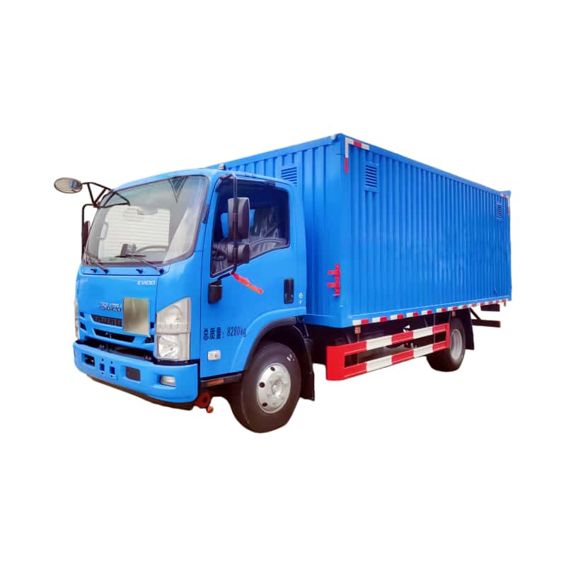 Isuzu 4×2 box-type cargo truck