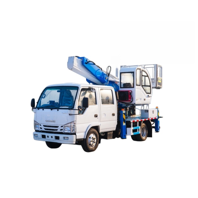 4x2 Isuzu double-row aerial work truck