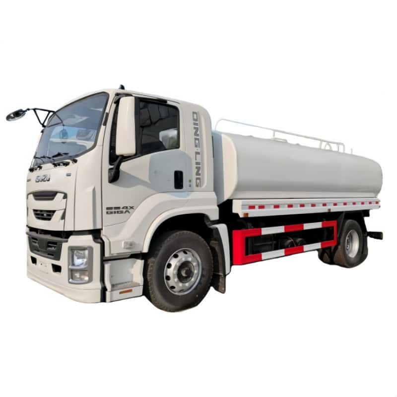 Isuzu 15-cubic-meter stainless steel water supply truck
