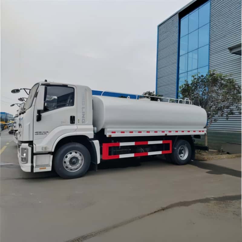 Isuzu 15-cubic-meter stainless steel water supply truck