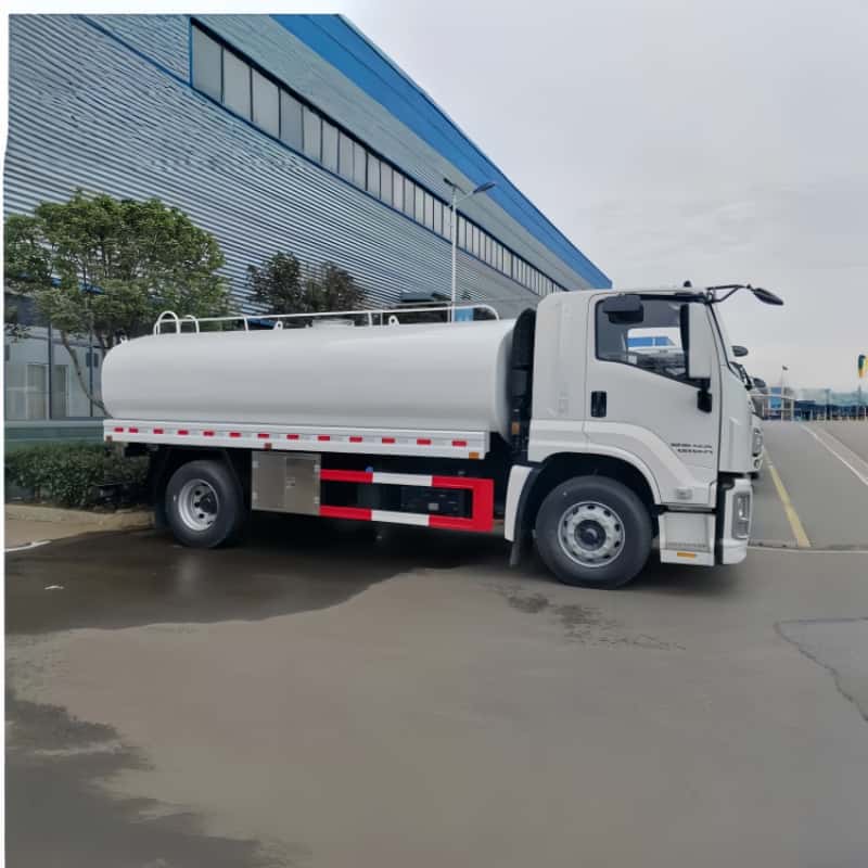 Isuzu 15-cubic-meter stainless steel water supply truck