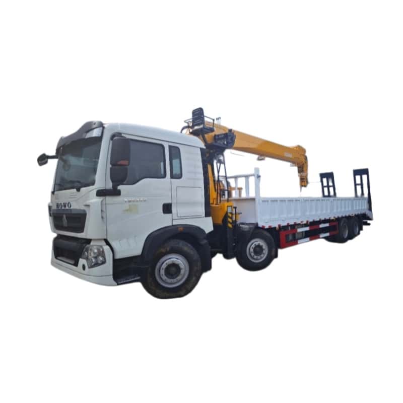 Sinotruk HOWO 340HP 12T Truck Crane With 19.3m Working Radius