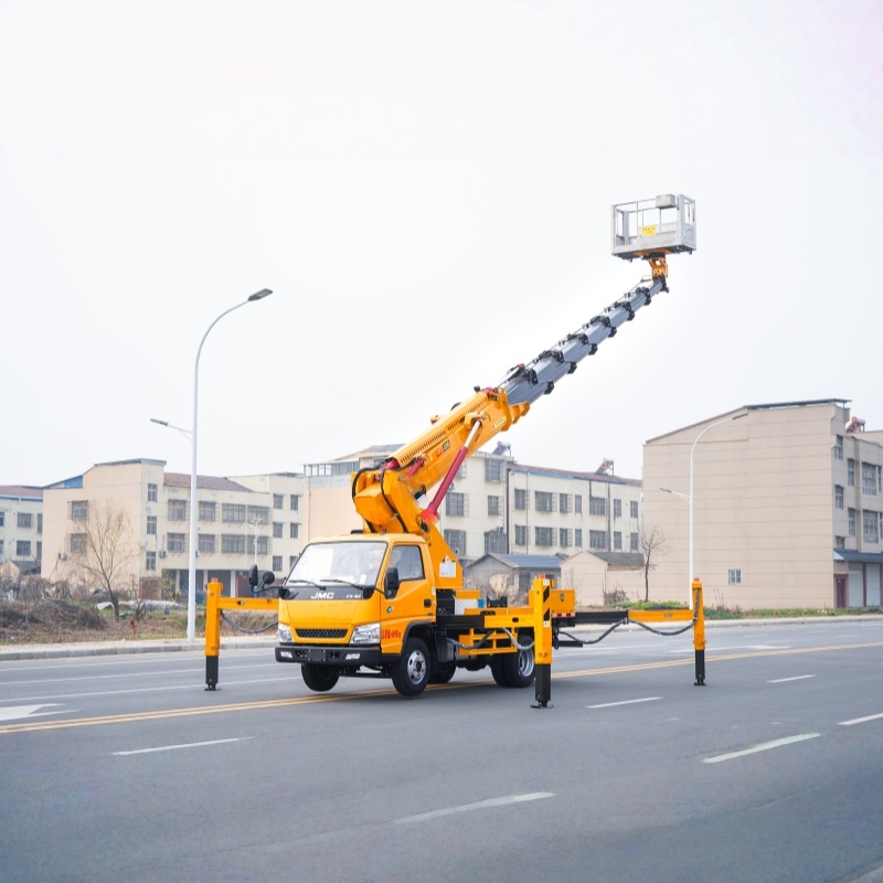 JMC  28m Telescopic Boom Lift Aerial Work Platform Truck for Sale