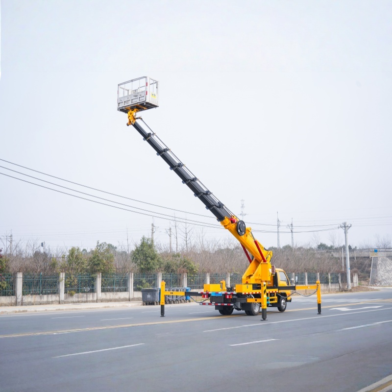 JMC  28m Telescopic Boom Lift Aerial Work Platform Truck for Sale