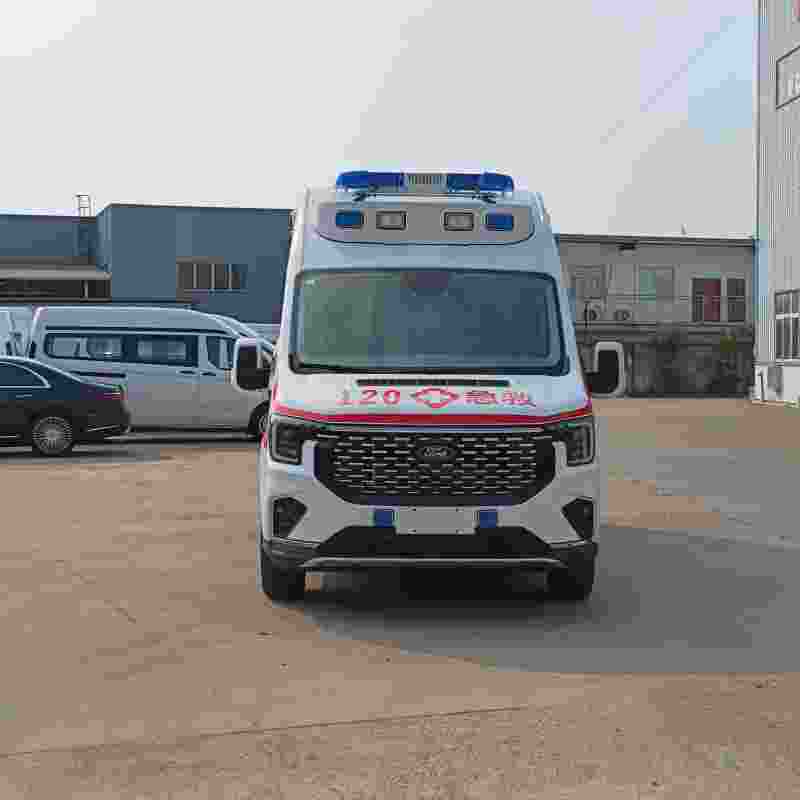 Ford Transit T8 Long Wheelbase High Roof Manual Transmission Monitoring Ambulance Ward-Type Ambulance