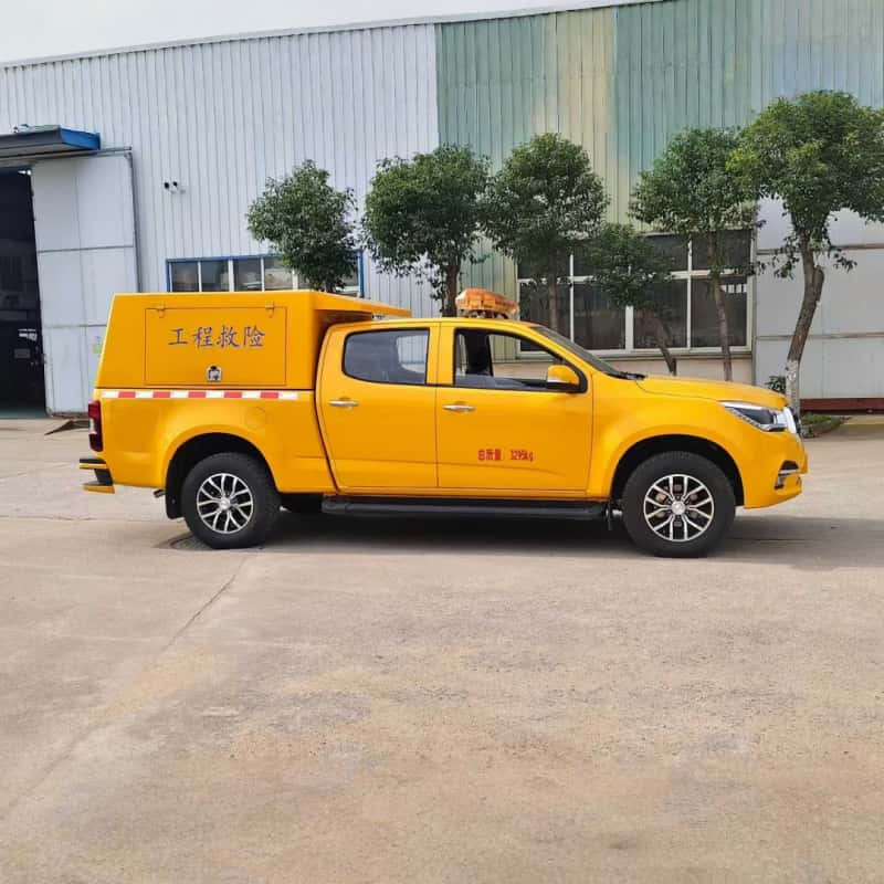 Isuzu Double Cab Rescue Vehicle with 600m³/h Drainage Pump