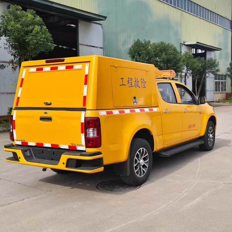Isuzu Double Cab Rescue Vehicle with 600m³/h Drainage Pump