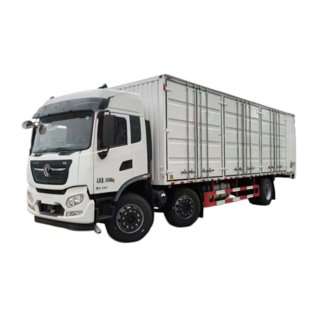 Dongfeng three-axle dangerous goods van truck