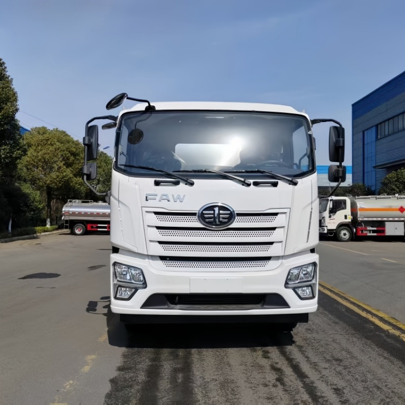 FAW 10-ton class single-axle fresh milk transport tanker