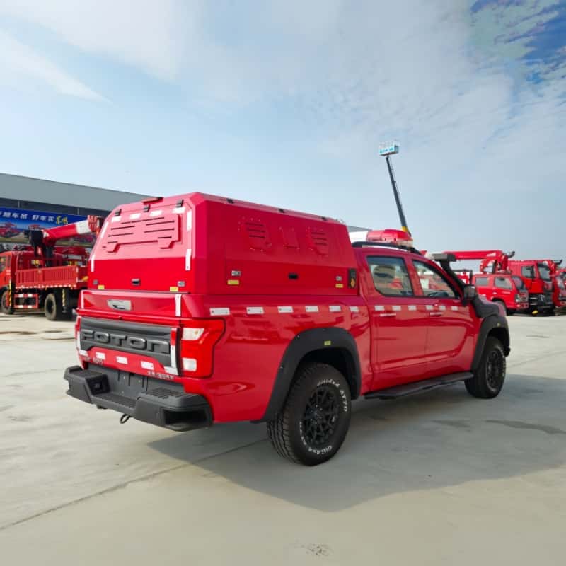 Foton Light High-Pressure Water Mist Emergency Rescue Fire Truck / Equipment Fire Truck