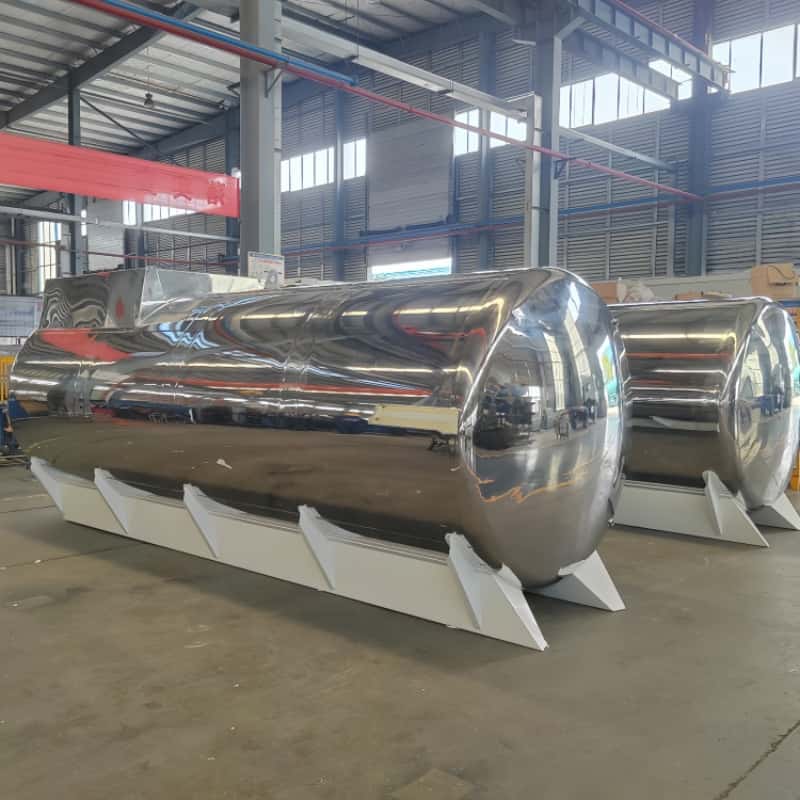 Mirror Polished Stainless Steel Water Tank Body for 4x2 Water Supply Truck