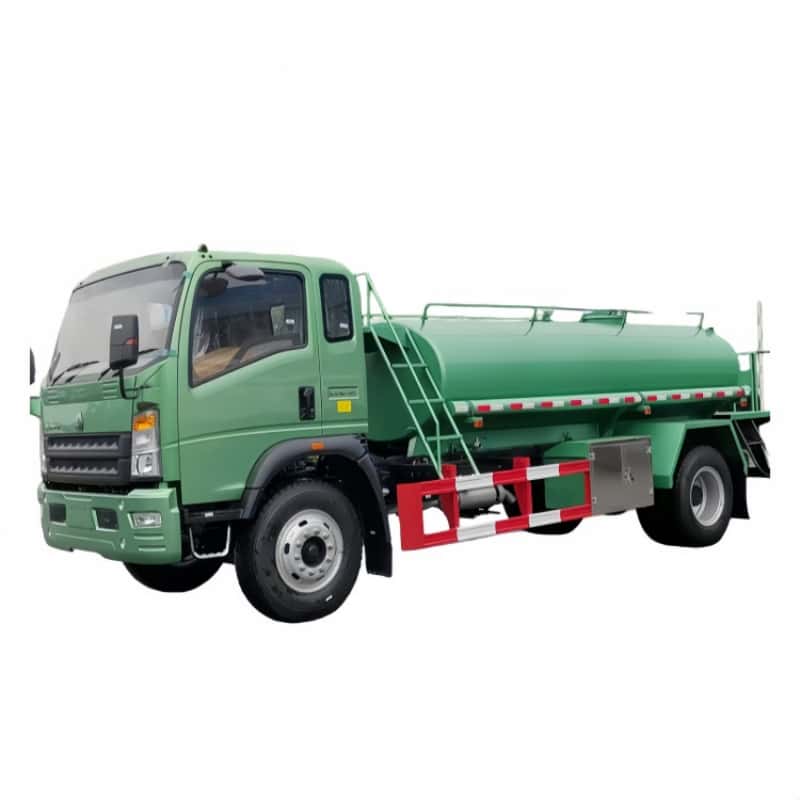 Howo 4x2 8000L (8m³) Food-Grade Stainless Steel Water Bowser Truck