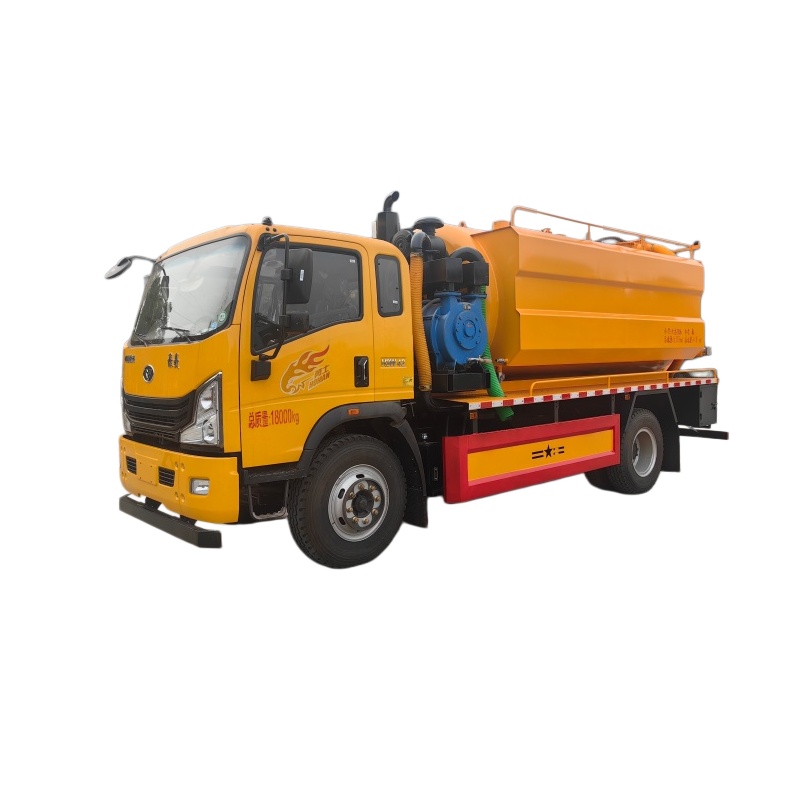 SINOTRUK 15000L Yellow Plate Cleaning and Suction Truck