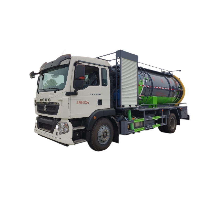 Sinotruk Howo 4x2 Cleaning and Suction Truck