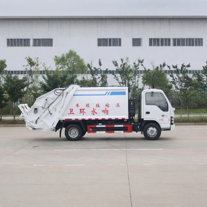 ISUZU 6CBM Rear Loader Compactor Garbage Truck