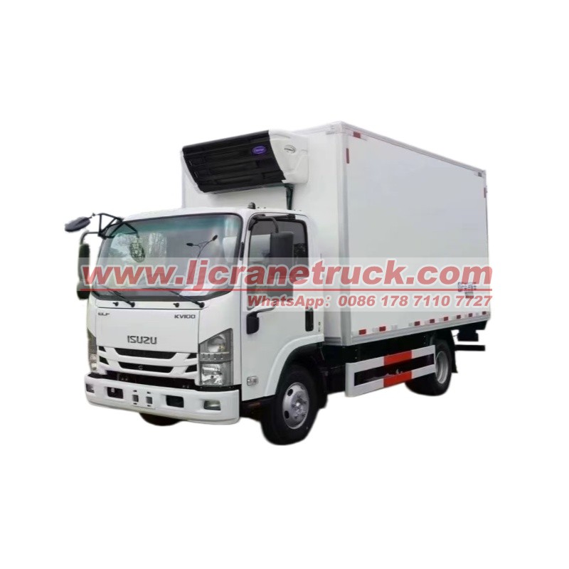 Camion frigorifique Isuzu de 5 tonnes avec système de refroidissement Carrier