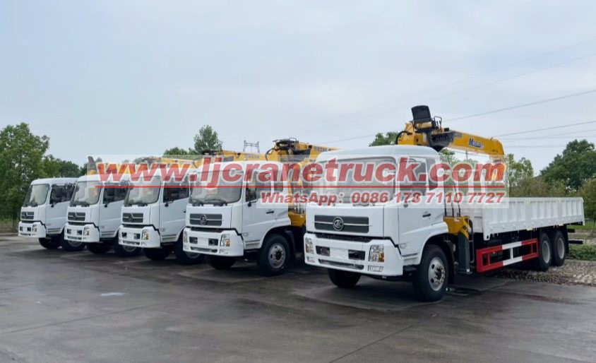 Grues XCMG de 8 tonnes montées sur camion exportées à Manille, Philippines