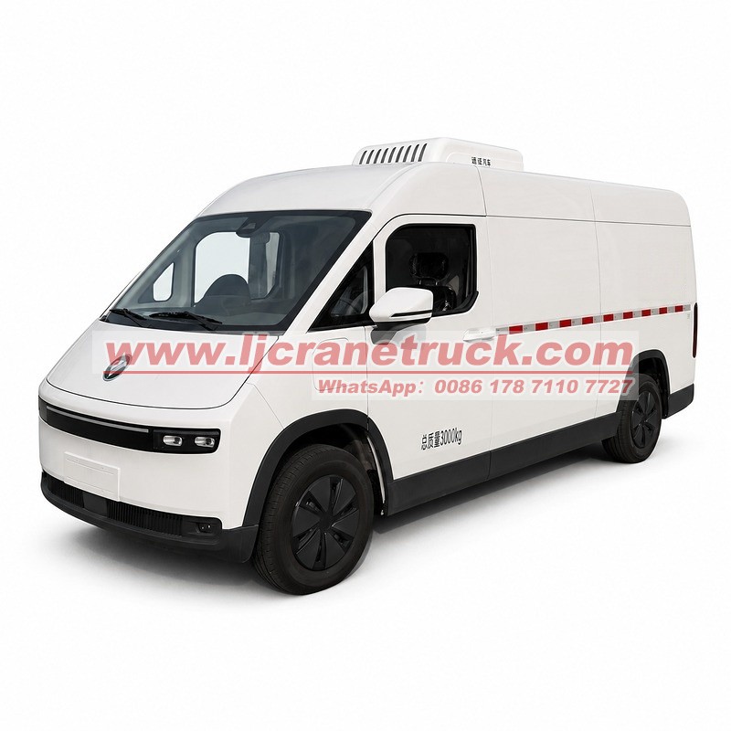 Camion frigorifique électrique Foton pour la livraison sous chaîne du froid